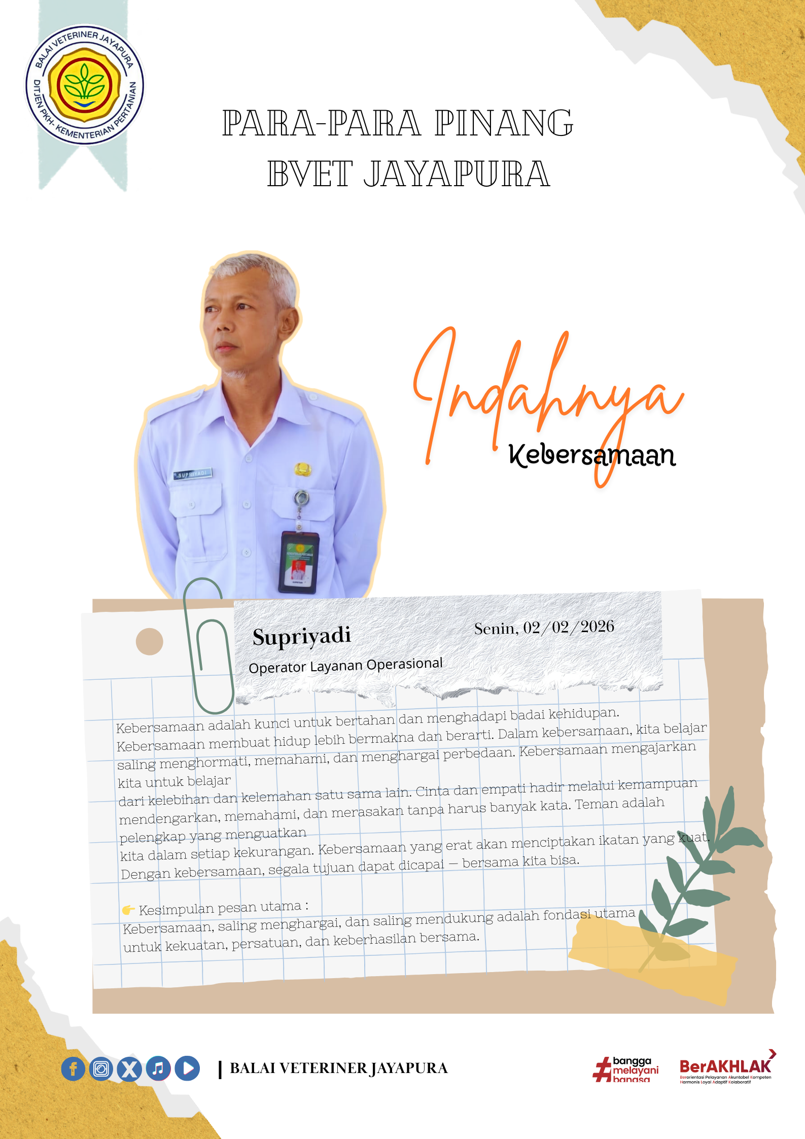 Indahnya Kebersamaan
