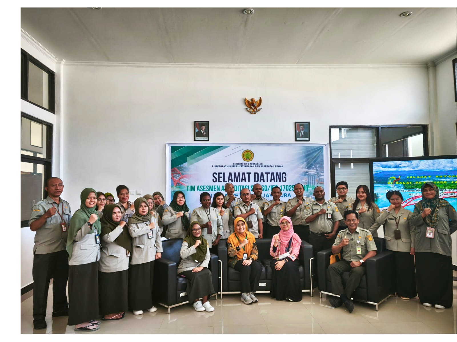 Balai Veteriner Jayapura Jalani Asesmen Awal SNI ISO/IEC 17025:2017 oleh Komite Akreditasi Nasional