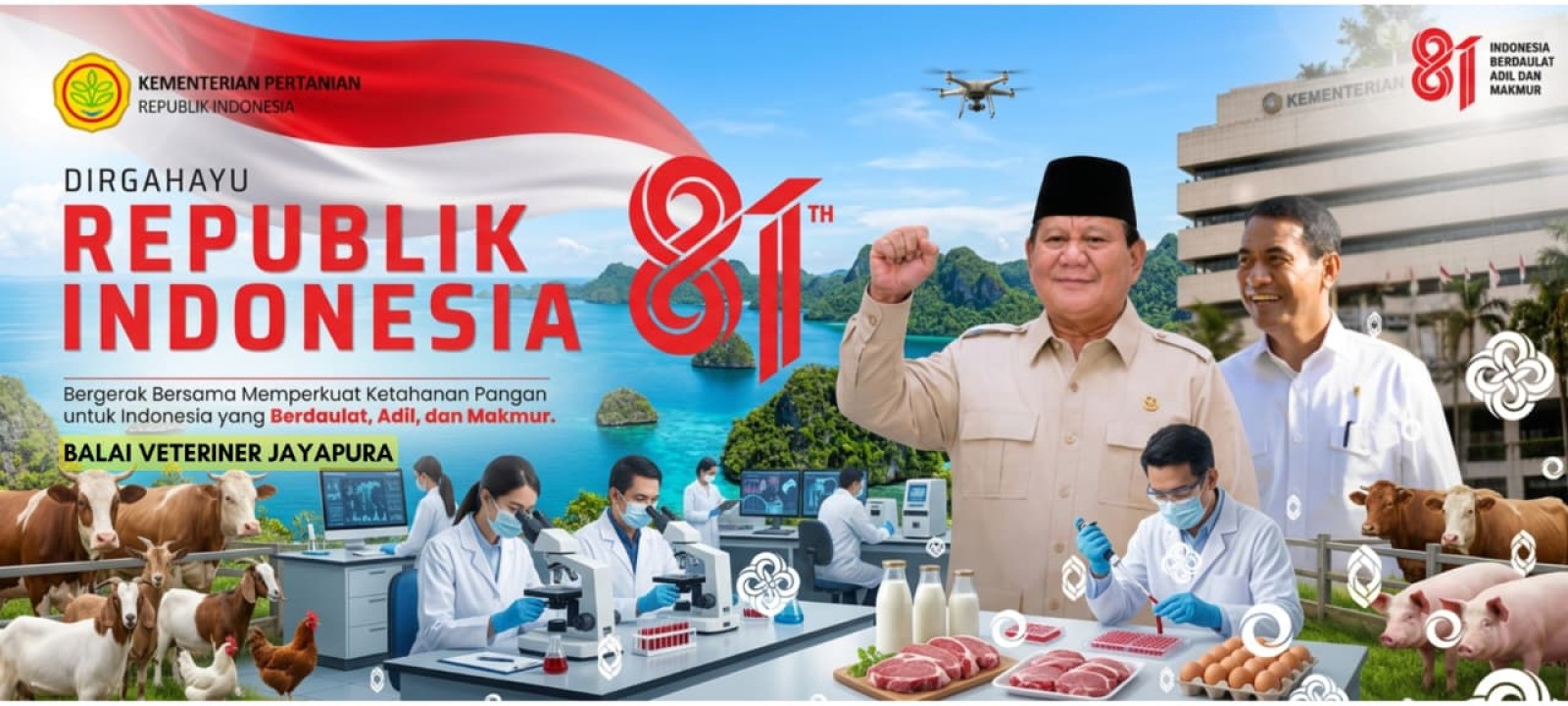 Menyambut Dirgahayu Republik Indonesia 81 Tahun