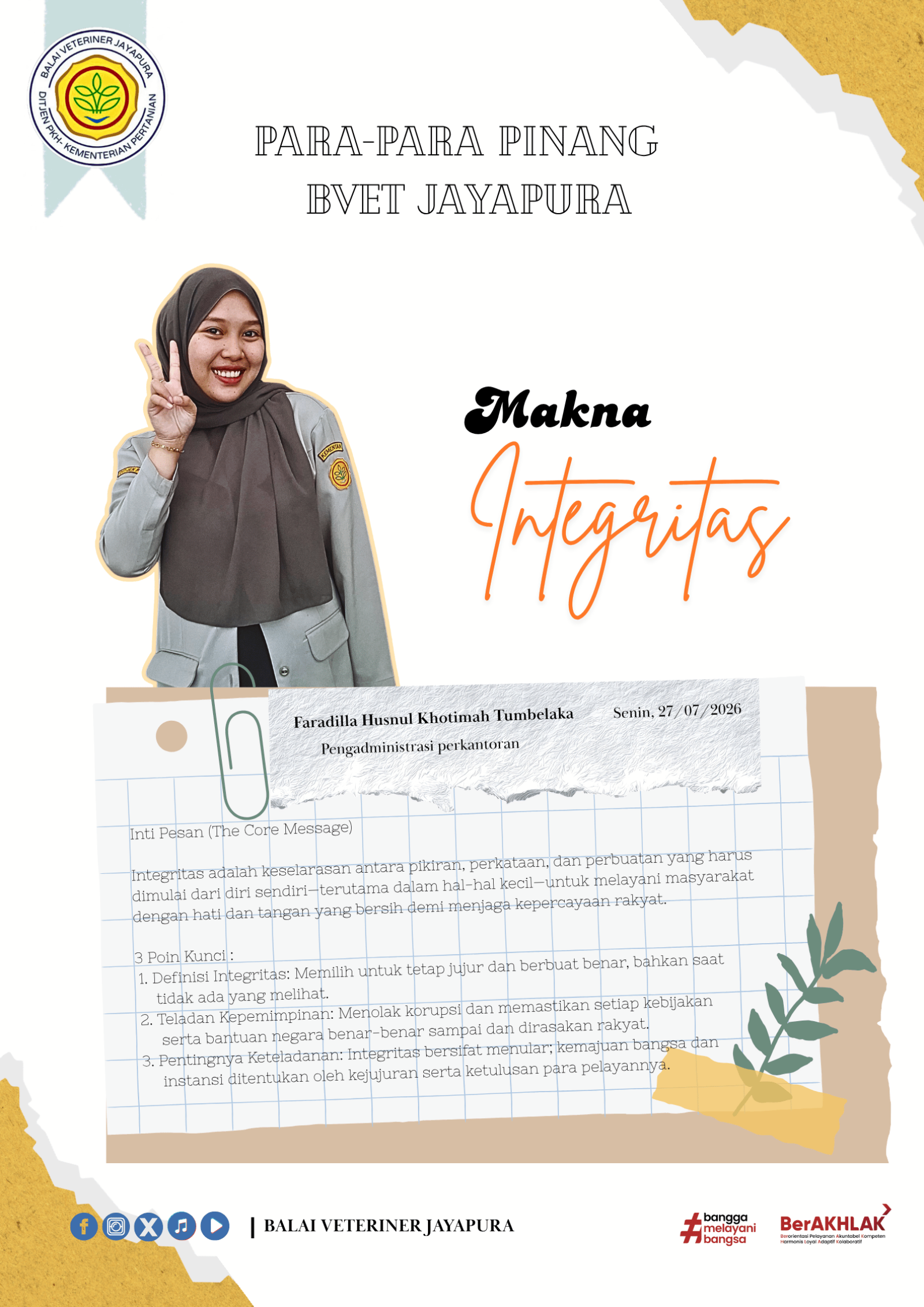 Makna Integritas
